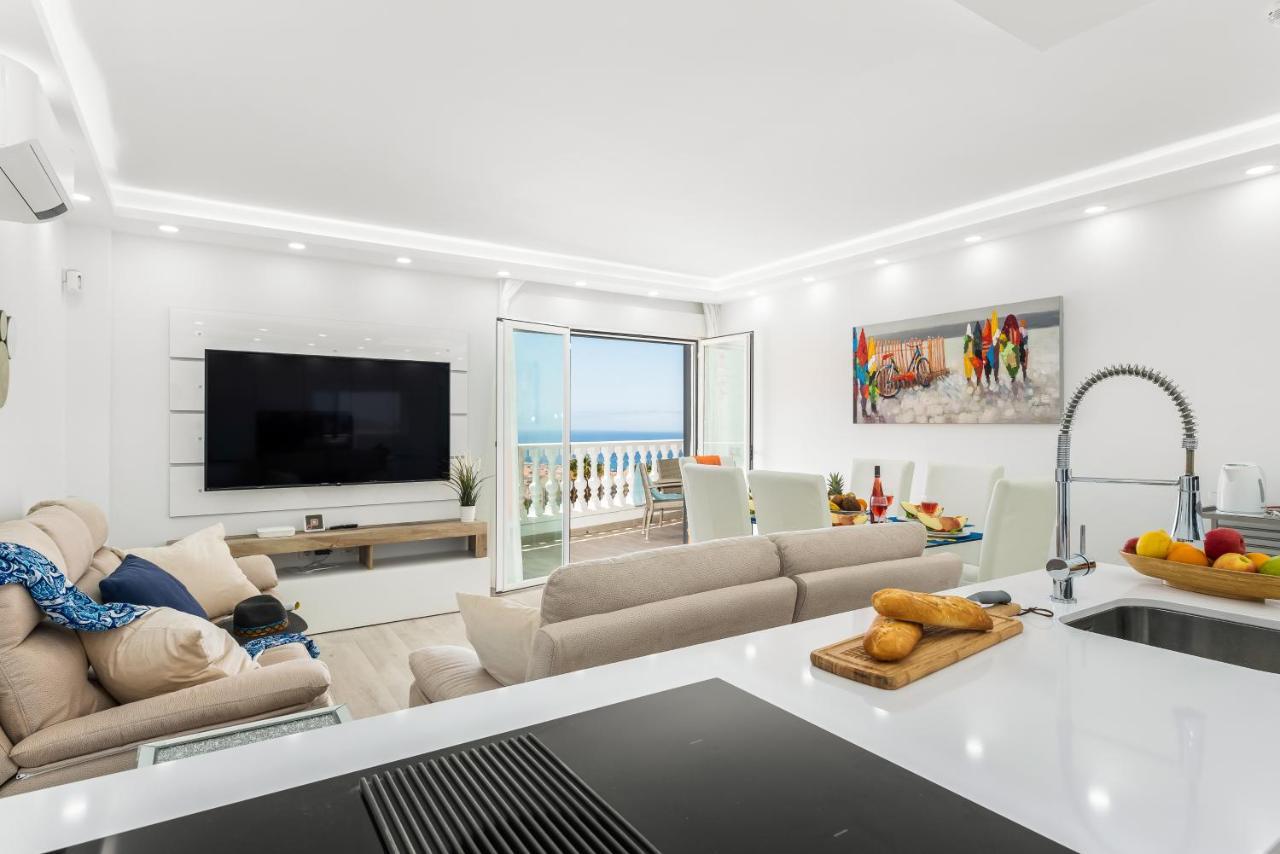 3C Atico Vista Hermosa Wifi Pool,Tennis,Padel,Park Los Cristianos  Luaran gambar