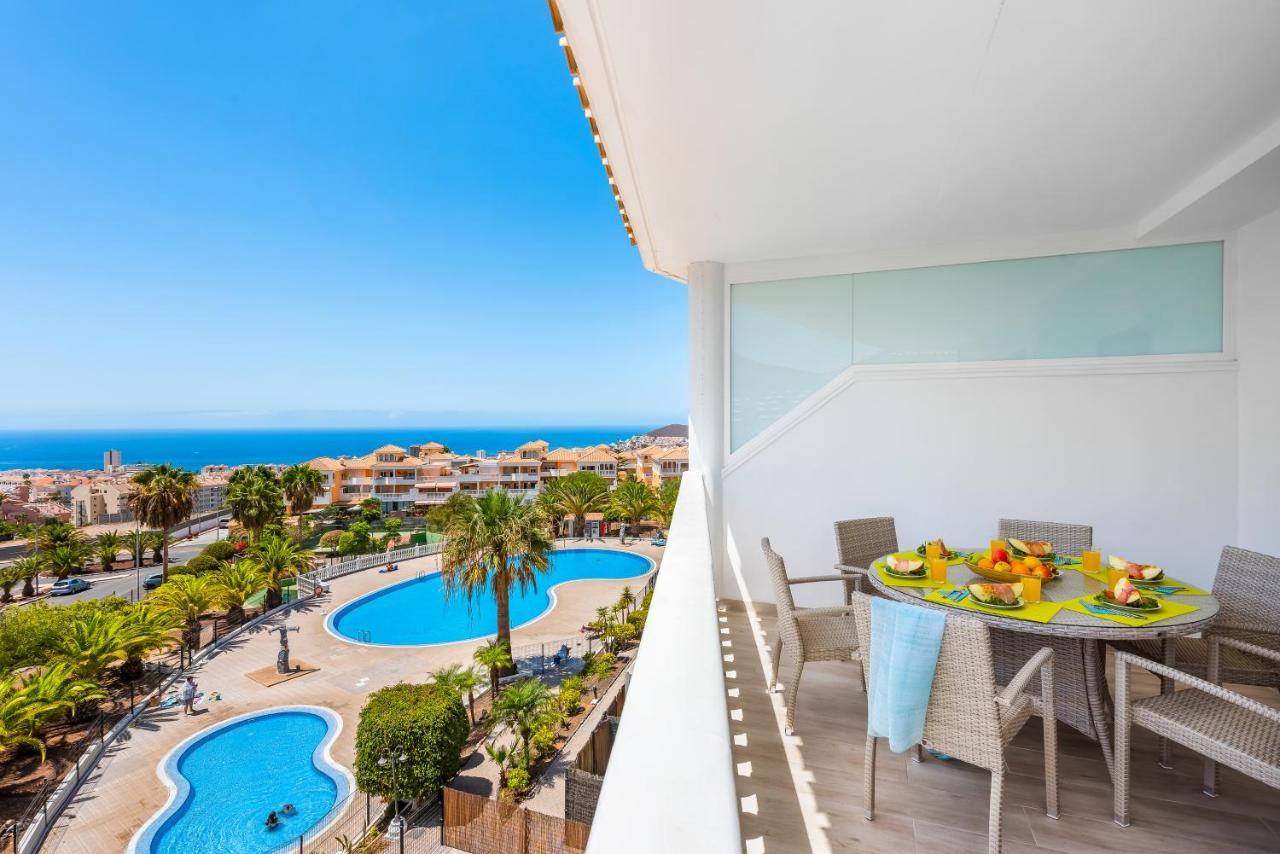 3C Atico Vista Hermosa Wifi Pool,Tennis,Padel,Park Los Cristianos  Luaran gambar